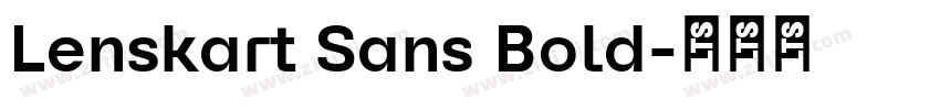 Lenskart Sans Bold字体转换